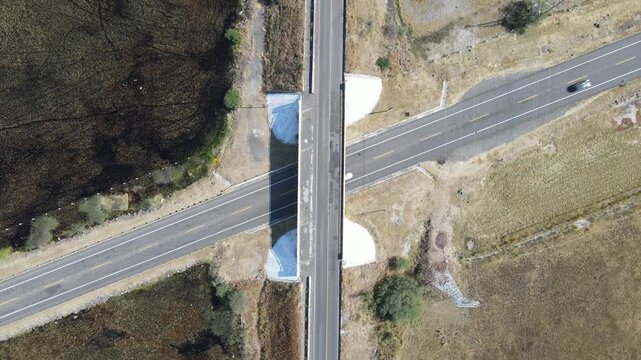 Janitzio Aerial Drone View. Michoacan 
