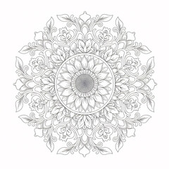 Mandala Coloring Page