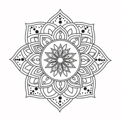Mandala Coloring Page