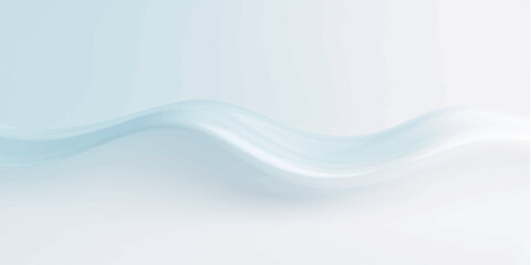 Abstract smooth flowing blue wave lines design wallpaper background concept