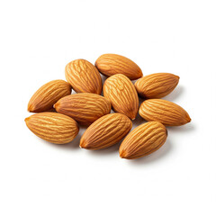 Fototapeta premium Delicious and healthy almonds, perfect for snacking, baking, and adding to your favorite recipes, these are a great source of protein and nutrients