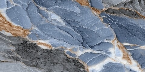 Elegant Blue Marble Tile Background with Unique Stone Texture for Luxurious Design Aesthetic