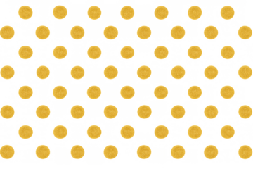 Gold coins forming a seamless pattern, representing money, business, and investment concepts on a transparent background