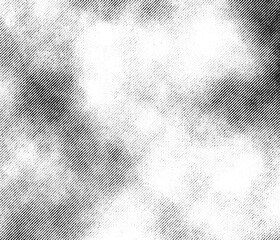 Soft diagonal halftone gradient with cloudy light and dark areas forming a smooth textured tone on a transparent background.