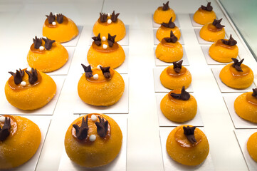 Traditional dessert of the town of Bergamo, Italy. Sweetened polenta and chocolate birds. Delicious cake. It&rsquo;s the most renowned sweet specialty of the cuisine of Bergamo