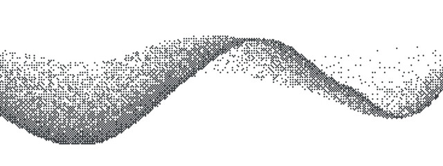 Game dither with fade and pixel for dot or videogame. Bit gradient with arcade and bitmap and dither. Game fade effect and overlay vector wavy with abstract art bg for noise duotone pattern or.