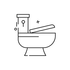 Water Closet vector icon