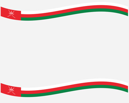 Oman National Day, 55th anniversary celebration with Arabic and English typography, Oman flag colors, and national emblem. Perfect for greeting cards, banners, posters, and national celebration design