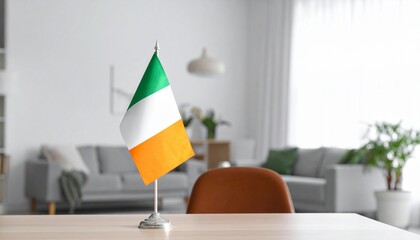 Table-top Irish flag