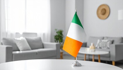 Table-top Irish flag
