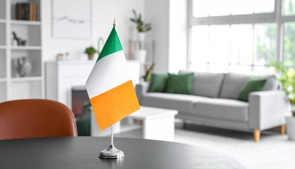 Table-top Irish flag