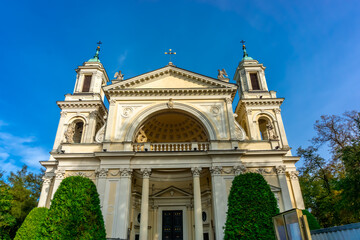 Church of Santa Anna located at the edge of the Willanow Palace.