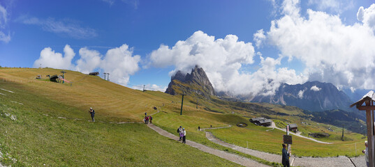 Auf der Seceda in S&uuml;dtirol