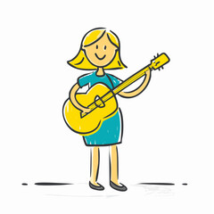 Person playing guitar &ndash; Music, instrument, performance, creativity