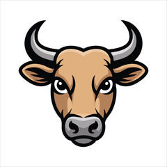 simple western contour with iconic cowboy elements vector art isolated on white background