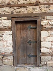 old wooden door