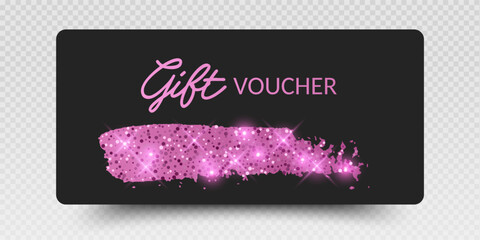 Obraz premium Luxury gift vouchers and gift Card. Elegant template for a festive gift card. Vector set