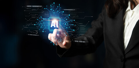 AI Assistant Brain Processor with LLM Technology, Big Data, Machine Learning, Generative AI for Business Support, Future Agentic AI Technology and Artificial Intelligence Prompt Engineering. Spline