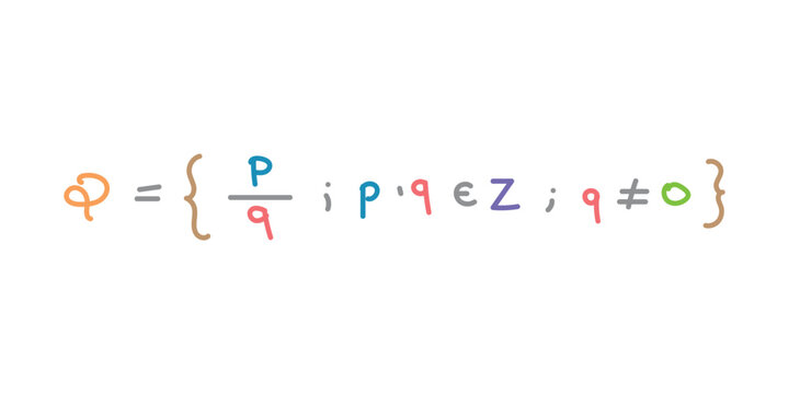 Rational Numbers Formula in Mathematics.