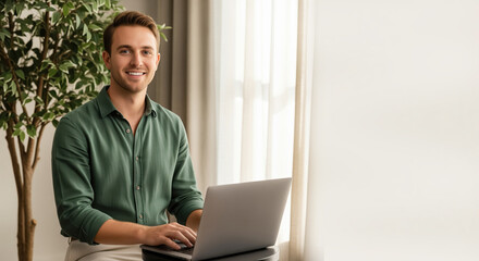 Consultant portrait for remote bookkeeping services, suited for intake forms on small business tax season FAQs and monthly payroll plans, useful to accounting blogs, CPA newsletters