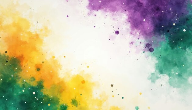 Abstract watercolor art features vibrant colors. Colorful splash of paint creates dynamic design. Background illustration artistic creativity. Modern design perfect for various creative projects as