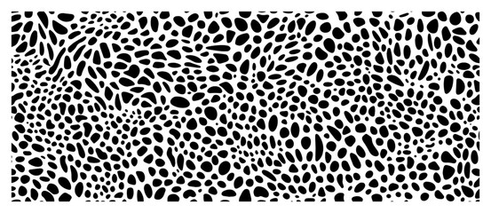 Seamless Organic Pebble Spots Abstract Irregular Texture Vector Background