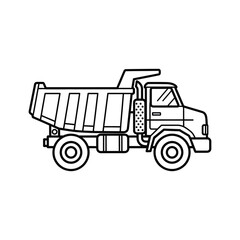 vector illustration of a truck