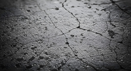 Dark cracked surface texture with intricate patterns perfect for backgrounds, adding depth and visual interest to your next design project or presentation