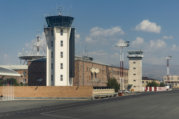 Armenia. Yerevan. Zvartnots International Airport building.
