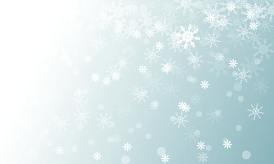 Simple background with snowflakes