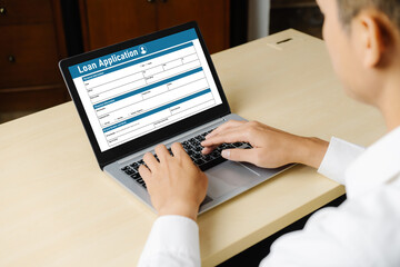 Online loan application form for modish digital information collection on the internet network