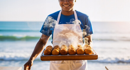 Celebrating Black Awareness Day in Brazil with Delicious Afro-Brazilian Cuisine Served Fresh by the Ocean