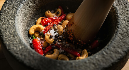 Preparing Traditional Afro Brazilian Ingredients for a Festive Meal Celebrating Black Awareness Day in Brazil