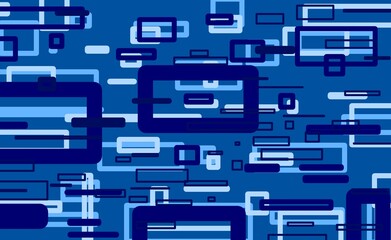 abstract blue background with squares