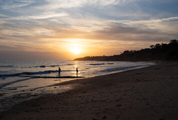 Sonnenuntergang in der Algarve