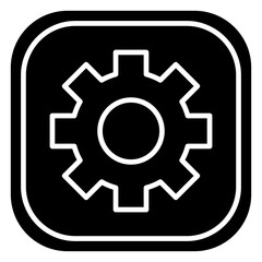 Automation System Glyph Icon