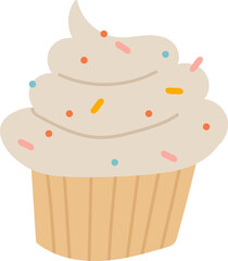 Cupcake with Sprinkles