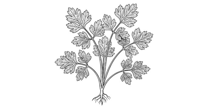 Parsley clip art preview