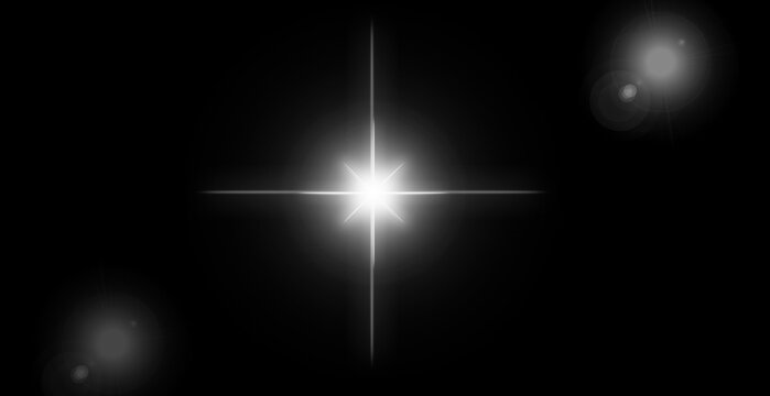 Sparkling light effects, lens flares