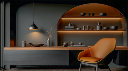 Modern Interior Design with Stylish Minimalist Decor and Elegant