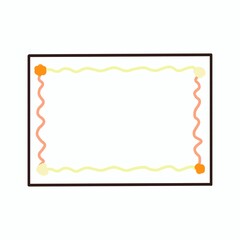 Pastel cloud photo frame 