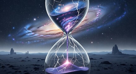 Cosmic Hourglass: Time and Space Intertwined