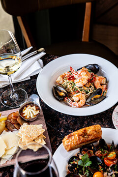 Shrimp and Mussel Pasta