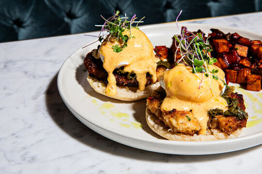 Crab Cake Benedict 