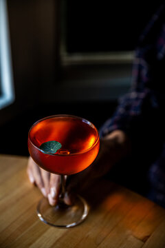 Close Up Red Cocktail