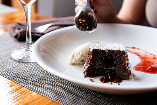 Chocolate Lava Cake Bite