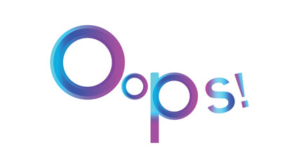 Oops surprised Sorry there is a  failure mistake error Technical Difficulties issues