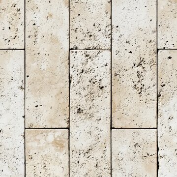Seamless panning right of a textured stone wall with rectangular blocks. Social media Endless background loop.