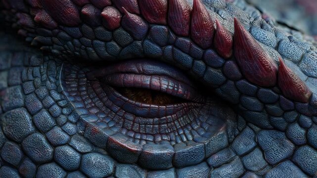 竜の眼を接写で描く精細な鱗表現写真作品イメージ