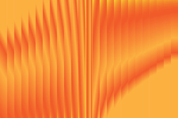 Vibrant Abstract Background with Fiery Orange and Yellow Gradient and Central Vertical Stripe Distortion